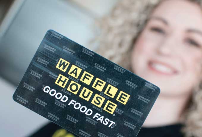 Waffle House gift card