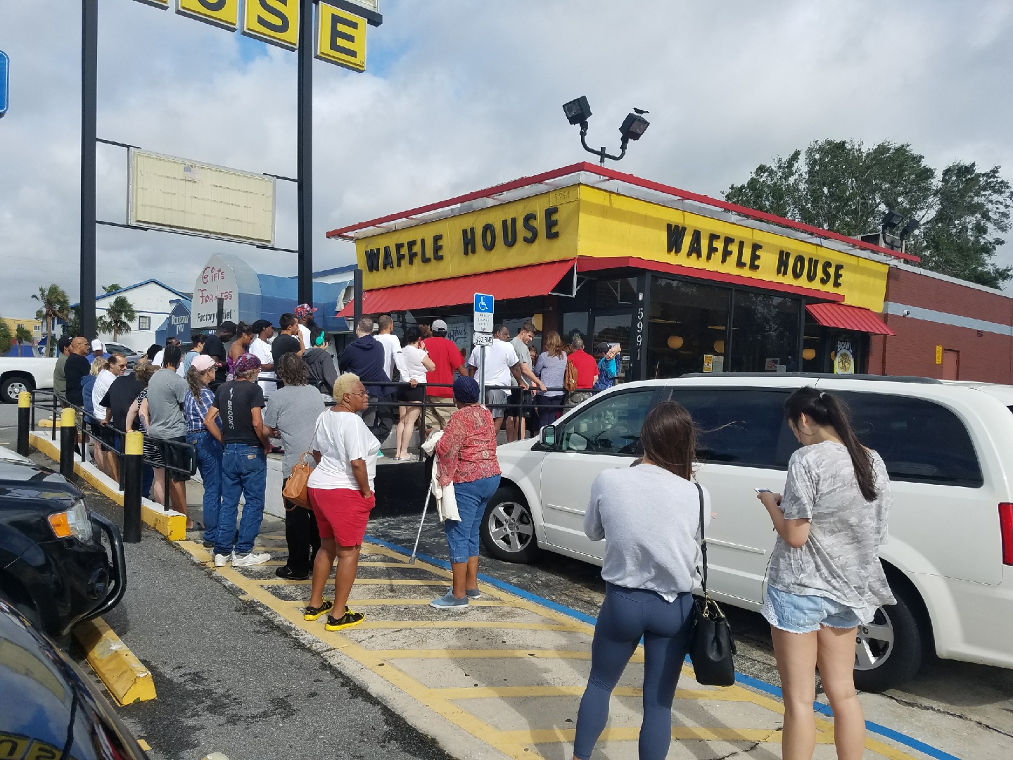 event at Waffle House restaurant