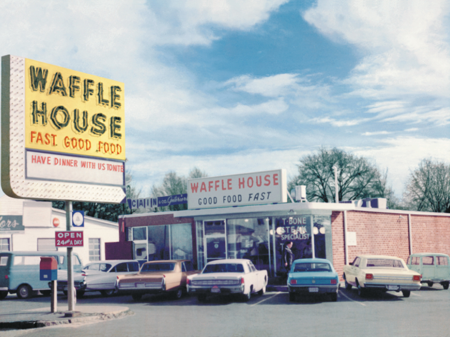 exterior of original Waffle House restaurant